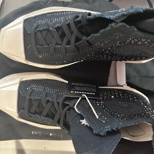 (NWT) Swarovski x Converse Black Rhinestone High-Tops - $400